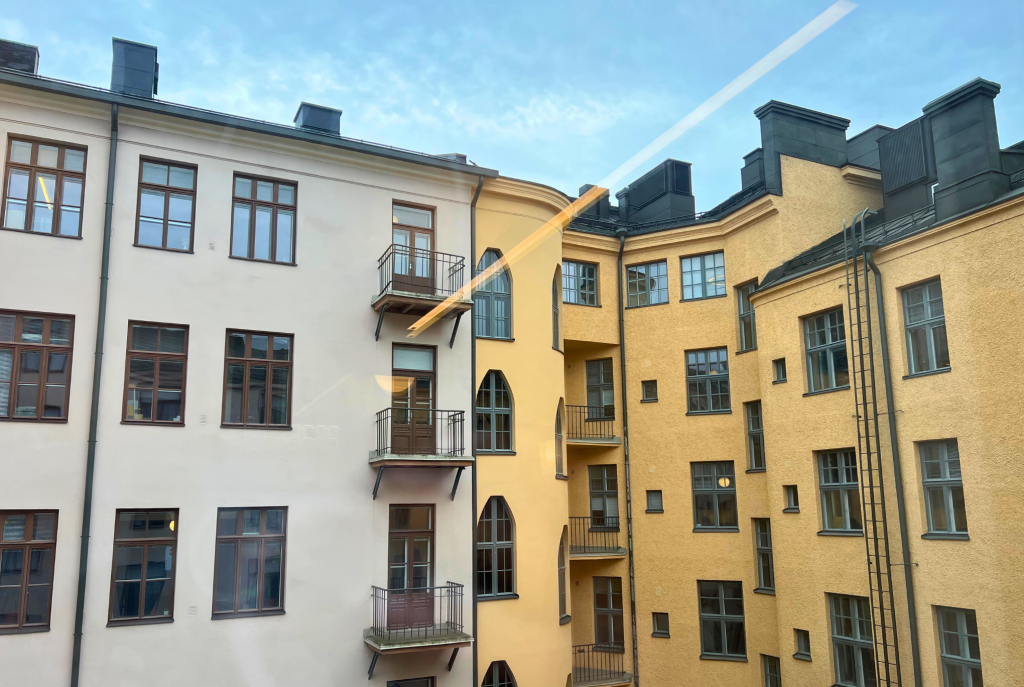 Näkymä sisäpihalle